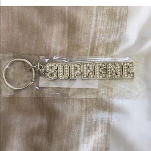 Supreme Logo Keychain